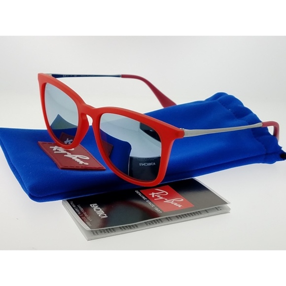 RAY BAN JUNIOR Other - RJ9063S-701030 Wayfarer Kids Red Frame Sunglasses RAY BAN JUNIOR Other - RJ9063S-701030 Wayfarer Kids Red Frame Sunglasses